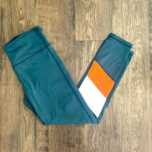 Teal Angle Block Light n Tight Hi-Rise 7/8 24"